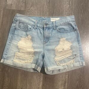 Pistola distressed cuffed shorts M